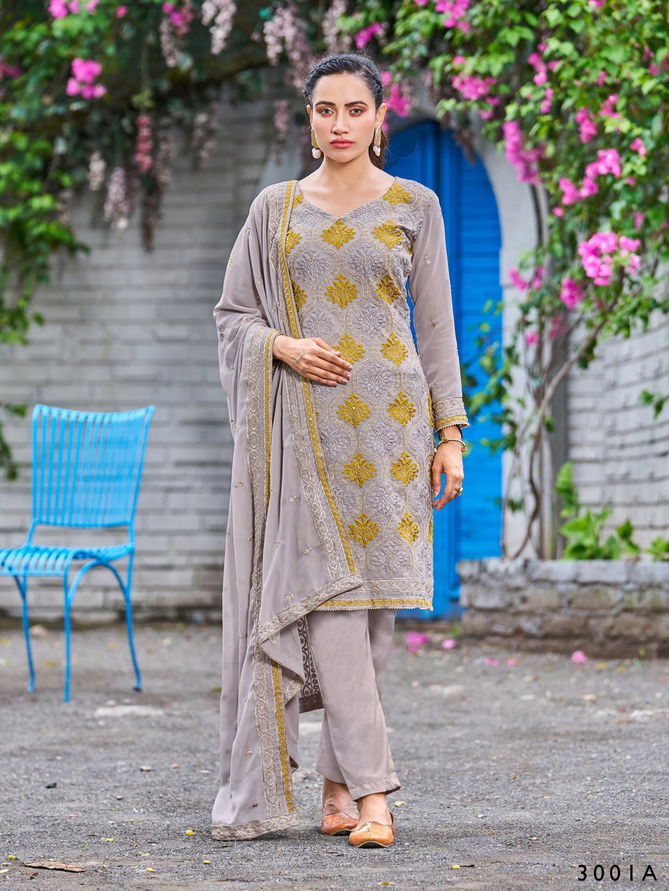 Yuti By Alfaaz Embroidery Georgette Suits Catalog